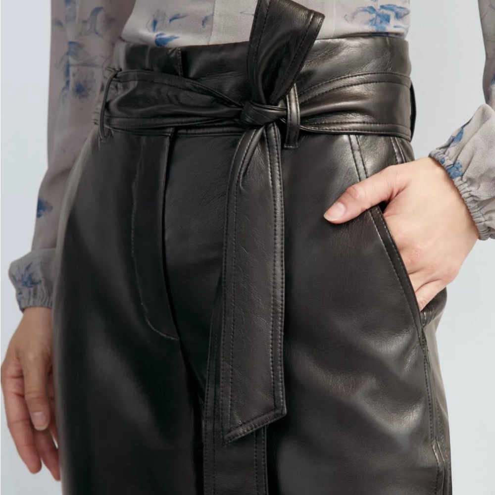 Wilfred high tied pant in green olive